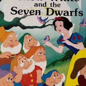 Walt Disney snowy white & 7 dwarfs vintage book